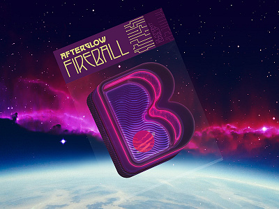 Afterglow Fireball :: Space Junkfood black format candy fireball future junkfood playoff rebound space