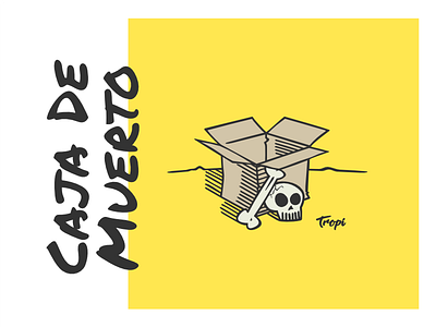 Caja De Muerto design graphic illustration