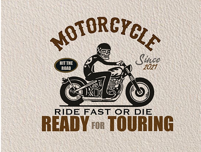 Motorcycle branding design illustration ilustration logo typography ui ux vector vintage
