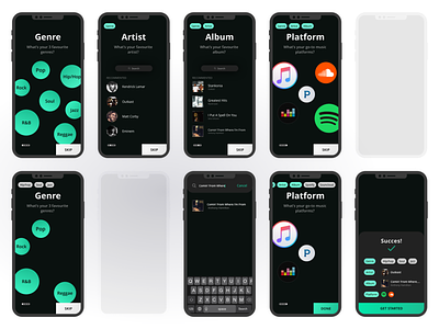 Music App app app design app interaction app interface apple music crossplatform design music music app music app design music app ui soundcloud spotify ui ux