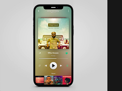 Skip Song Animation animated gif animation app branding design dynamic icon illustraion illustration ios minimal mobile app music music app player playlist song sound ui ux
