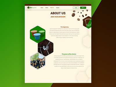 About Us | Coffee Capsules about about page about us page capsule coffee coffee capsules coffee webshop design ecommerce flat icon logo minimal ui ux vector web web design webshop website