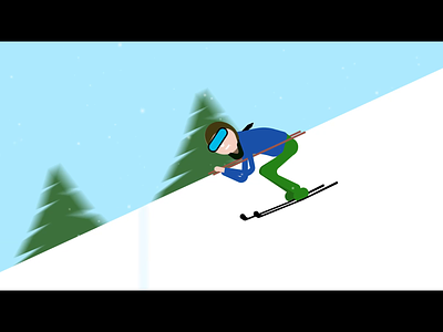 After & Ski afterski animated animation bar design flat gif motion design motion graphics ski skiing skiing animation snow snow animation snow sport snowboard vector winther sport