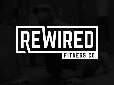 Rewired Fitness Logo Design branding crossfit fitness gym logo
