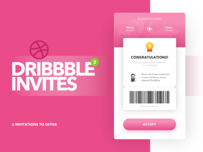 2x Dribbble Invites