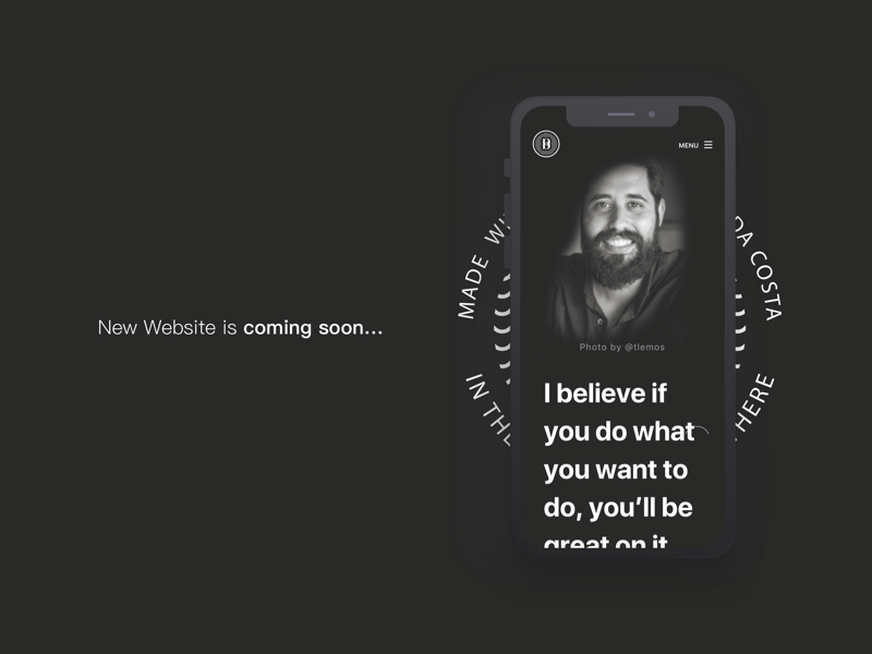 New website 1st shot