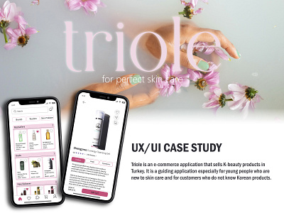 Triole e-commerce app / Case Study branding design digital design e commerce figma graphic design icon illustration logo mobile app mobile design ui ux vector