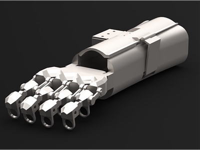 Exo-Skeleton Arm 3d 3d design cad product design robotics solidworks