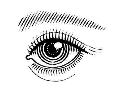 Eye Say! communication design dots eye illustration vector visual