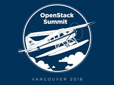 Openstack Summit T-Shirt Design design illustration monochromatic