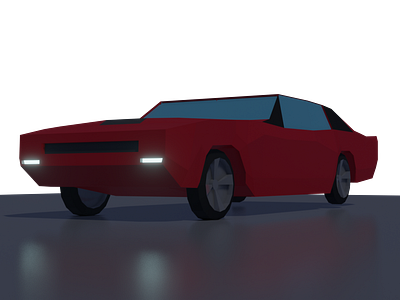 Low Poly Dodge Charger