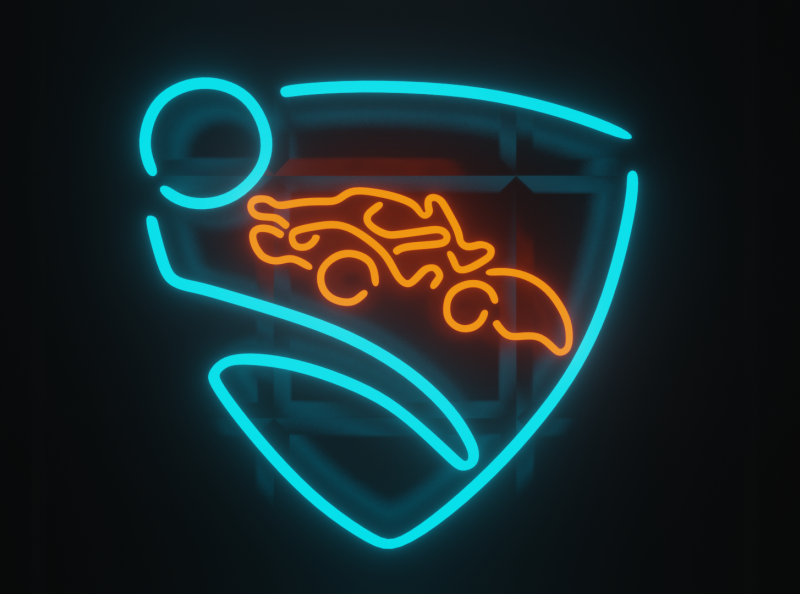 2d rocket league logo funhaus