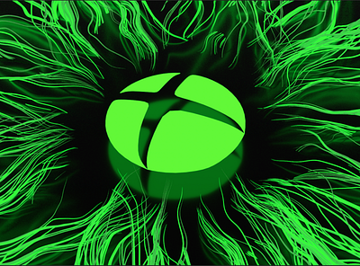 Xbox Logo 3d graphic design logo