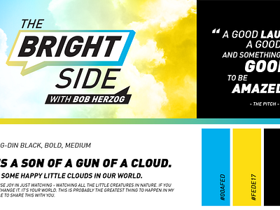 The Bright Side with Bob Herzog Web Show Branding