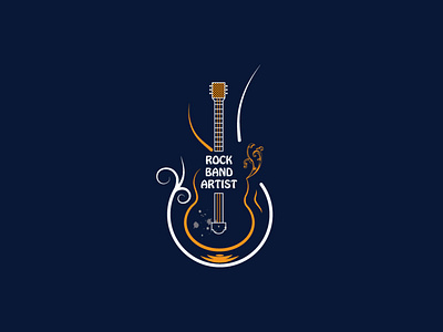 Music Band Artist Logo art artist band branding color combination creative design file flower free logo great guitar illustrator logo music musician sting versatile vocal