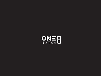 ONE EIGHT BATCH Wordmark Logo