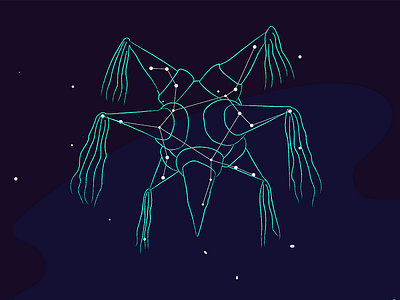 Piñata Constellation astrology astronomy celestial constellation new years eve night sky space stars