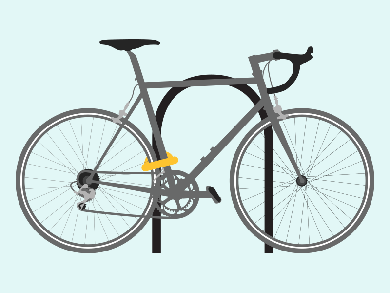 The Best Way to Lock Your Bike! by Jae Lin on Dribbble
