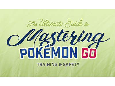 Pokemon Go Training & Safety Guide ampersand and go guide hand lettering mastering pokemon safety training typography ultimate