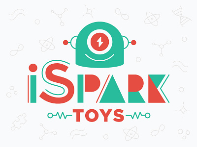 iSpark Toys Logo logo robot toys