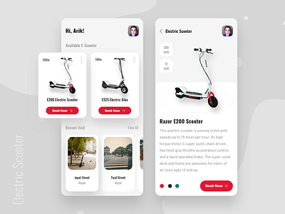 E-Scooter Booking App
