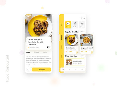 Food Order Mobile App 🥧🍨🍦