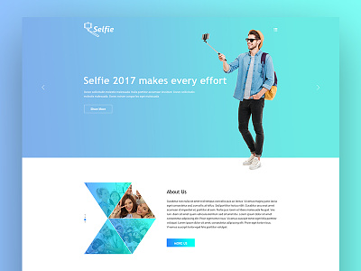 Selfy Photography Template gradient psd template selfie selfy selfy template