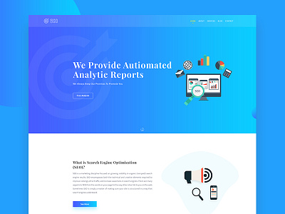 SEO Landing Page Template