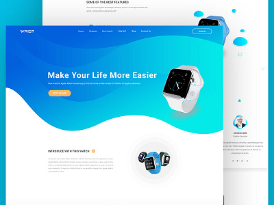 Wrist Watch app apple gradient iphone psd ui ui kit watch