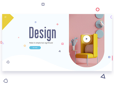 Design makes it simple but significant ai app chair color design furniture materials psd simple ui ux