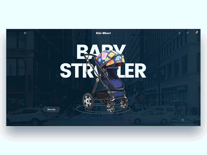 Baby Stroller ae animation baby motion png psd stroller transport ui web
