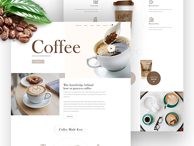 Picup Coffee Landing Page