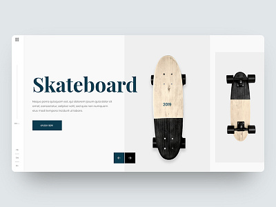 Product Design II Skateboard android app crypto free homepage industrialdesign ios iphone layout minimal mobileapp modern product simple skateboard trend ui ux webdesign xd