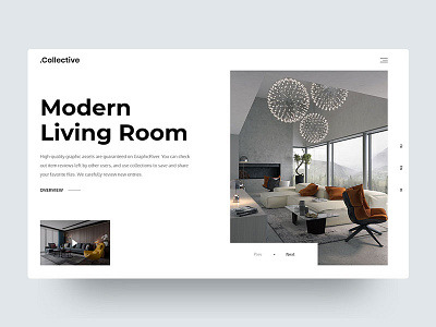 Modern Living Room app design free gradient ios iphone landing page layout minimal modern psd sketch slider template trend ui ux web webdesign xd