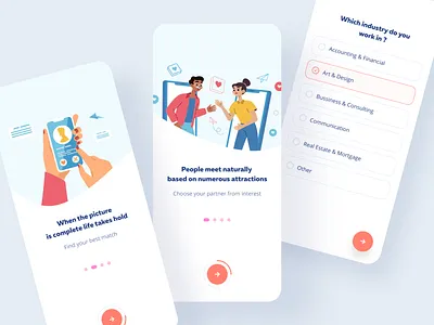 Dating App appdesign dating dating app dating app design dating logo dating onboarding dating website datingapp datingappdesign datingmobile datingui figmadesign hybrid application illustraion matchmaker matchmakerapp mobileapplication new mockup style reactapp uidesign