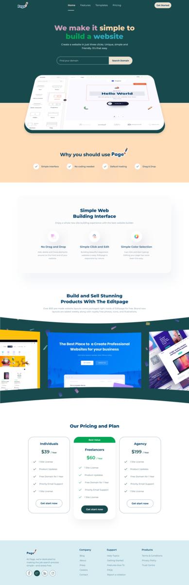 Website Builder by Syed Raju on Dribbble