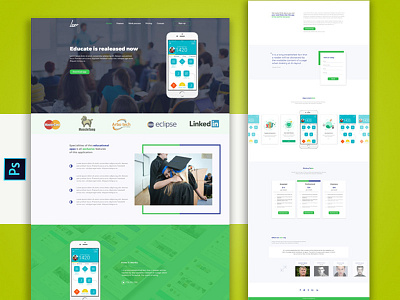 App Landing Page Concept by Syed Raju on Dribbble