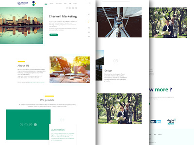 Marketing agency landing page agency creative dribbble best shot flat design landing page marketing minimal typography ui user interface ux web design