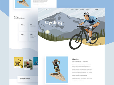 Cycling Landing Page