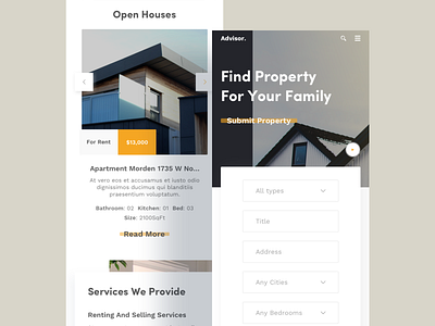 Responsive 01 (Real Estate Homepage)