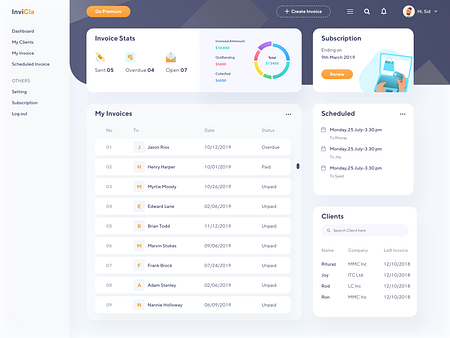 Invoice Generator UI 01 by Syed Raju on Dribbble