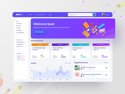 Elearning Platform UI