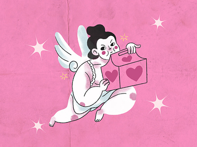 Love character design illustration love procreate valentines valentines day