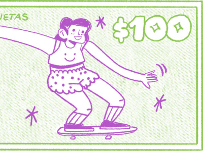 Skate 1 character design illustration procreate skate skateboard