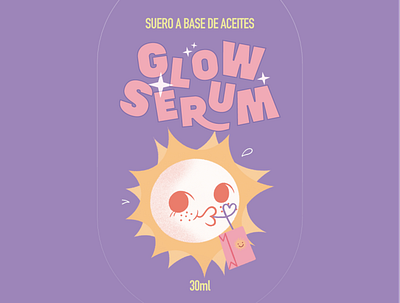 Serum branding character design illustration logo procreate
