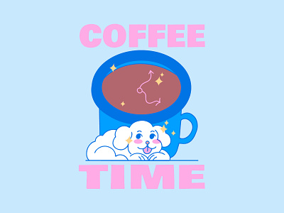 Coffee Time - 01 branding cafe cafeteria coffee coffeeshop design illustration procreate