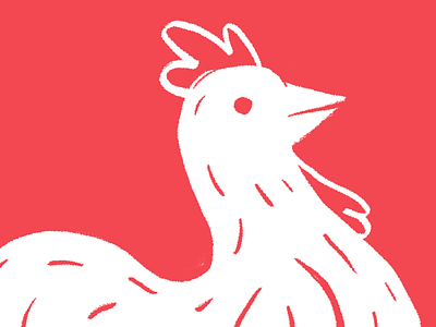 Cocorico! cock france french gallo illustration language red rooster white
