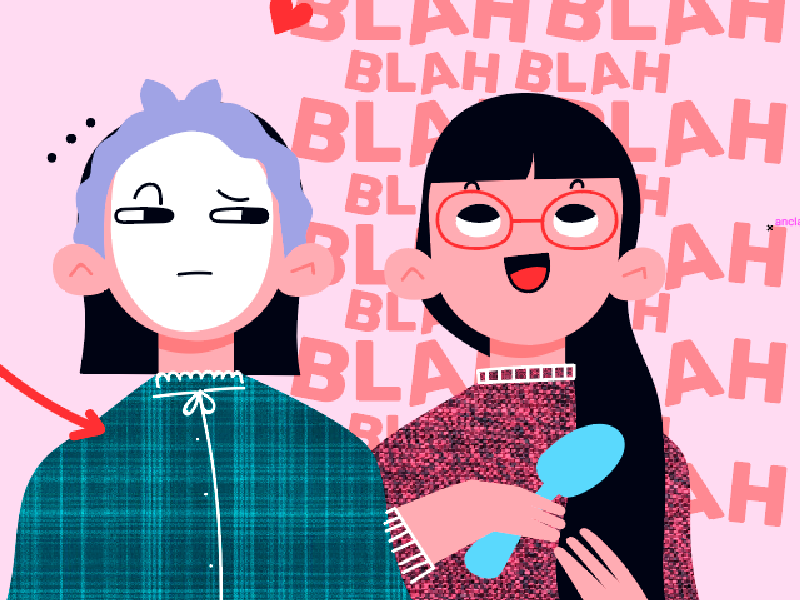 Roommates situations. IV talk pijama girls roommates roomies