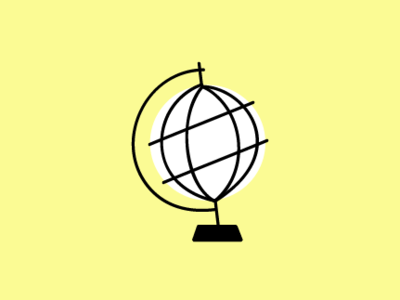WORLD branding design illustration logo procreate vector