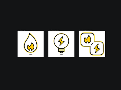 Energy type icons research